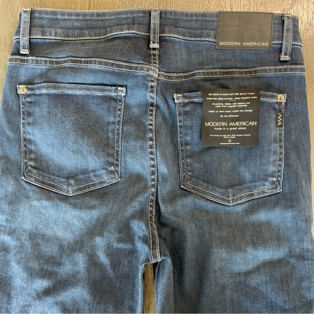 💛 NWT Modern American Dark Blue Soho Ankle Skinny Jeans - Picture 5 of 13